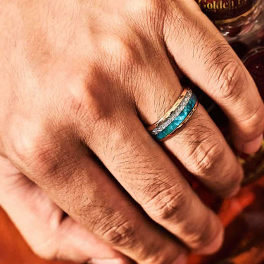 Golden Gale - The Ring Shop - Ring - Carbide, male, Ring